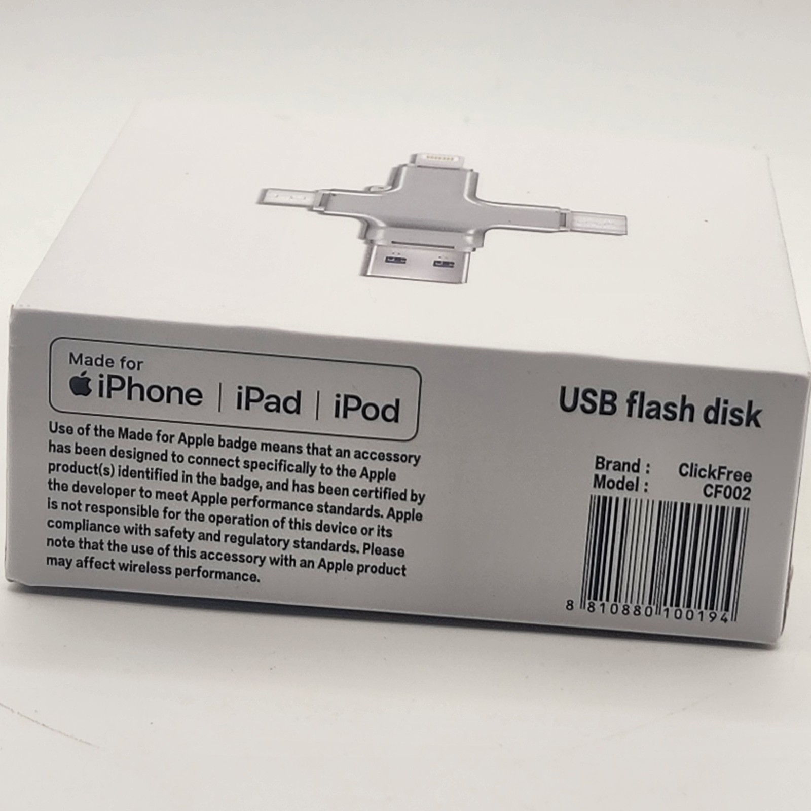 ClickFree USB Universal Photo Video Backup 64GB Rose Gold
