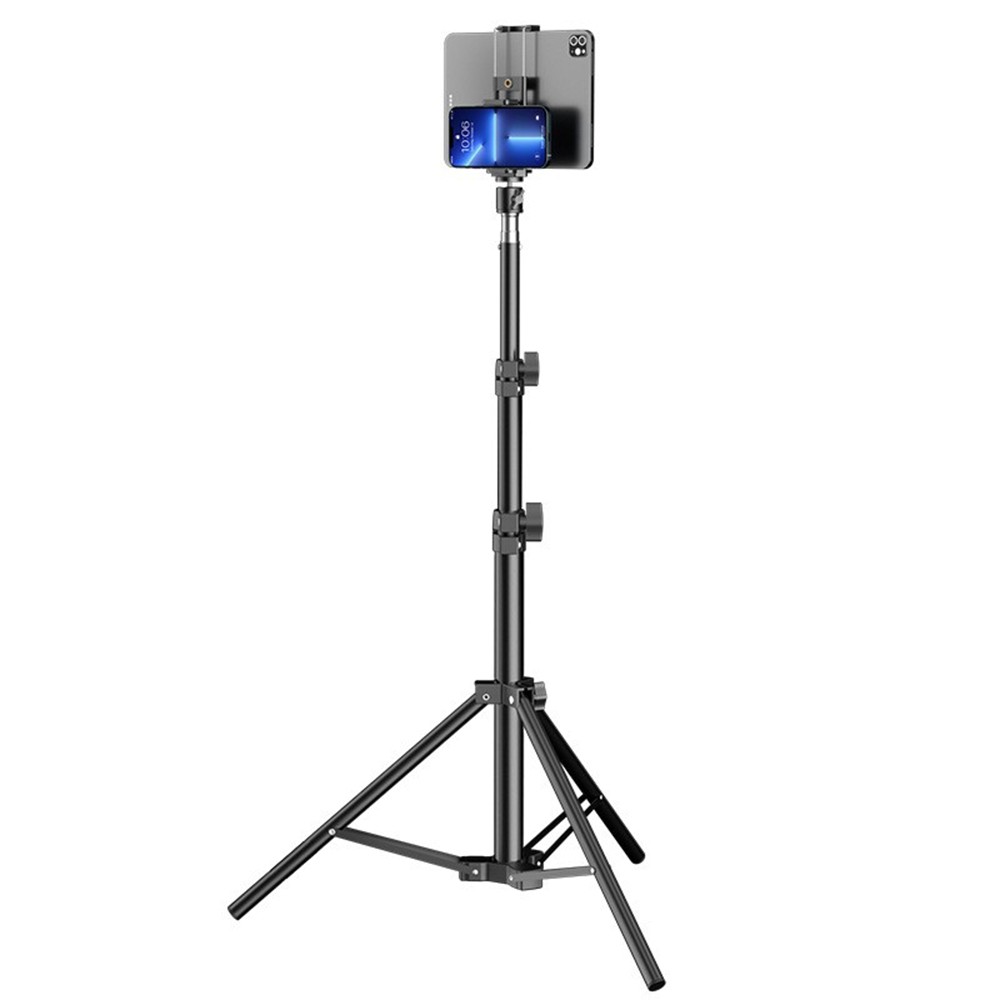 68″ Heavy Duty Floor Tablet Tripod Stand Adjustable for iPhone iPad Pro 7-11″