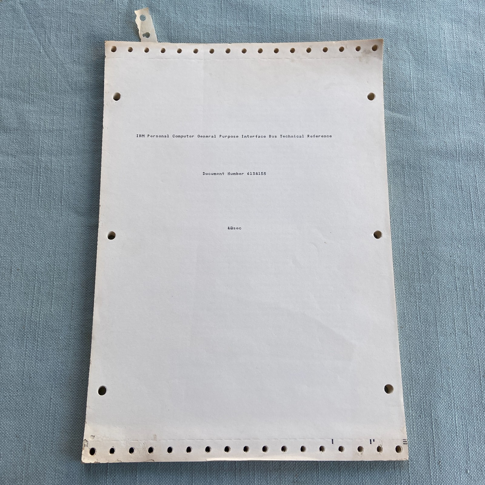 IBM Personal Computer General Purpose Interface Bus GPIB Technical Reference VTG