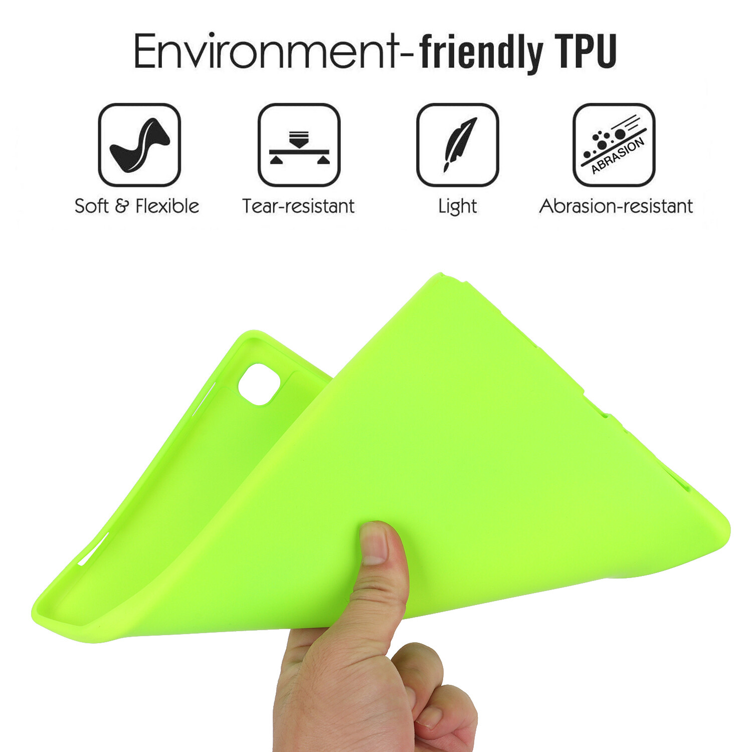 Soft TPU Skin-Feel Slim Case For Samsung Galaxy Tab S9/S9 FE+/S8/S6/A9+/A8/A7