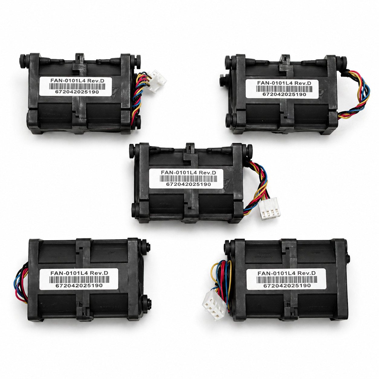 Supermicro FAN-0101L4 Rev D Delta GFB0412HH 40×40×56 mm 12 V Server Fan (5-Pack)