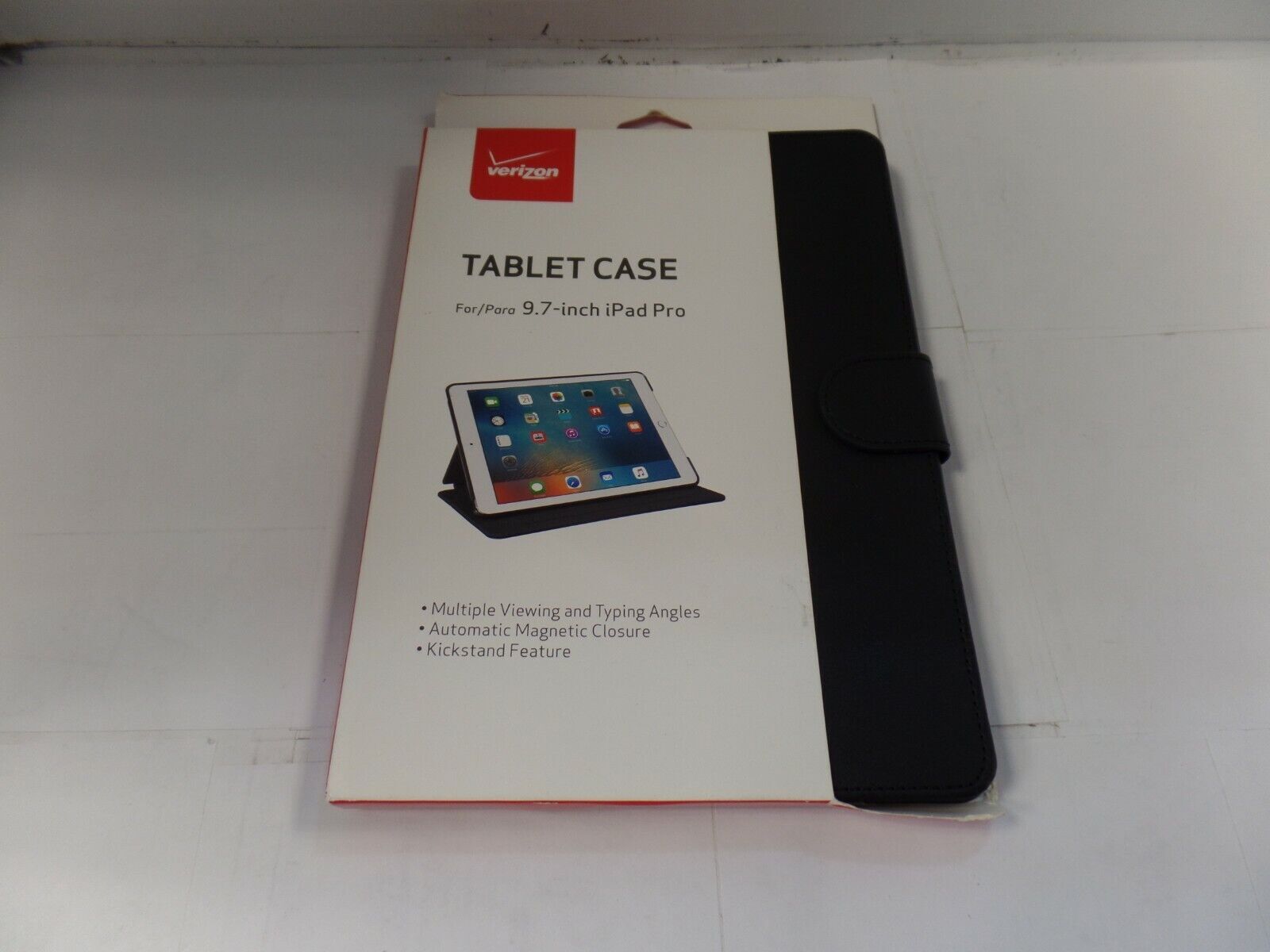 Brand New Verizon Stylefolio Case And Stand For Apple iPad Pro 9.7 inch – Black