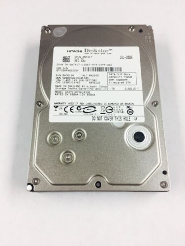 Dell NT417 750GB SATA 3GBPS 7200RPM 3.5″