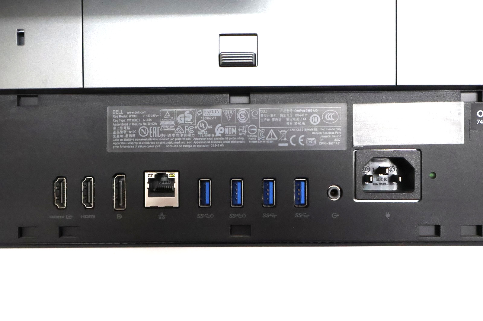 Dell OptiPlex 7460 AIO i3-8100 3.60Ghz 8GB RAM 256GB SSD Win 11pro w/Stand Cable