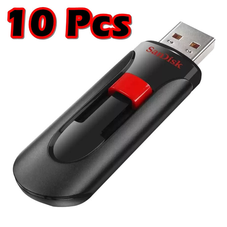 SanDisk 16GB Cruzer GLIDE USB Flash Pen Drive Thumb Stick Retractable SDCZ60 Lot