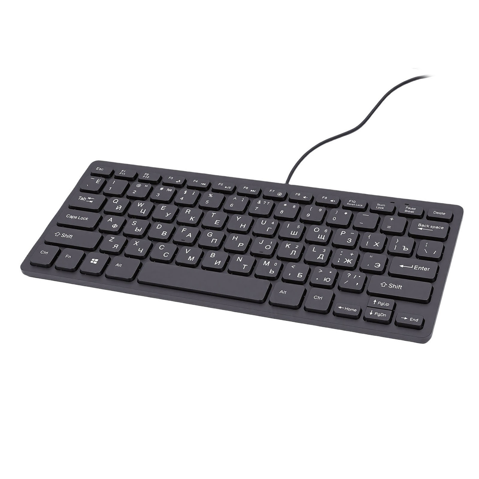 78 Keys USB Wired Keyboard – Compact & Proof For PC Premium