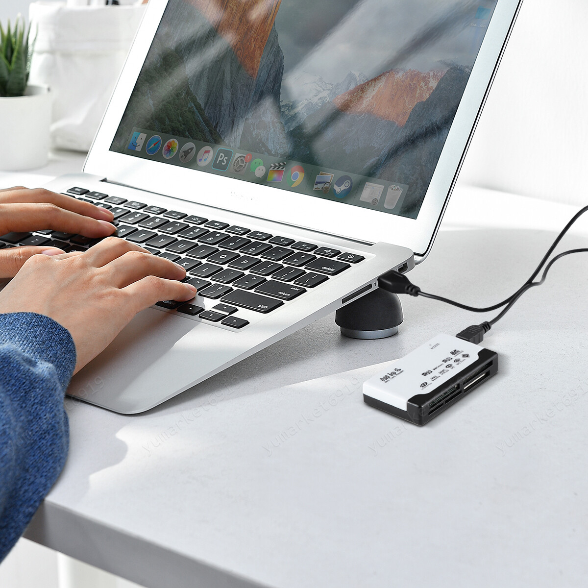 Type C Micro SD TF CF Card Reader USB 2.0 Smart Memory Adapter Laptop Computer