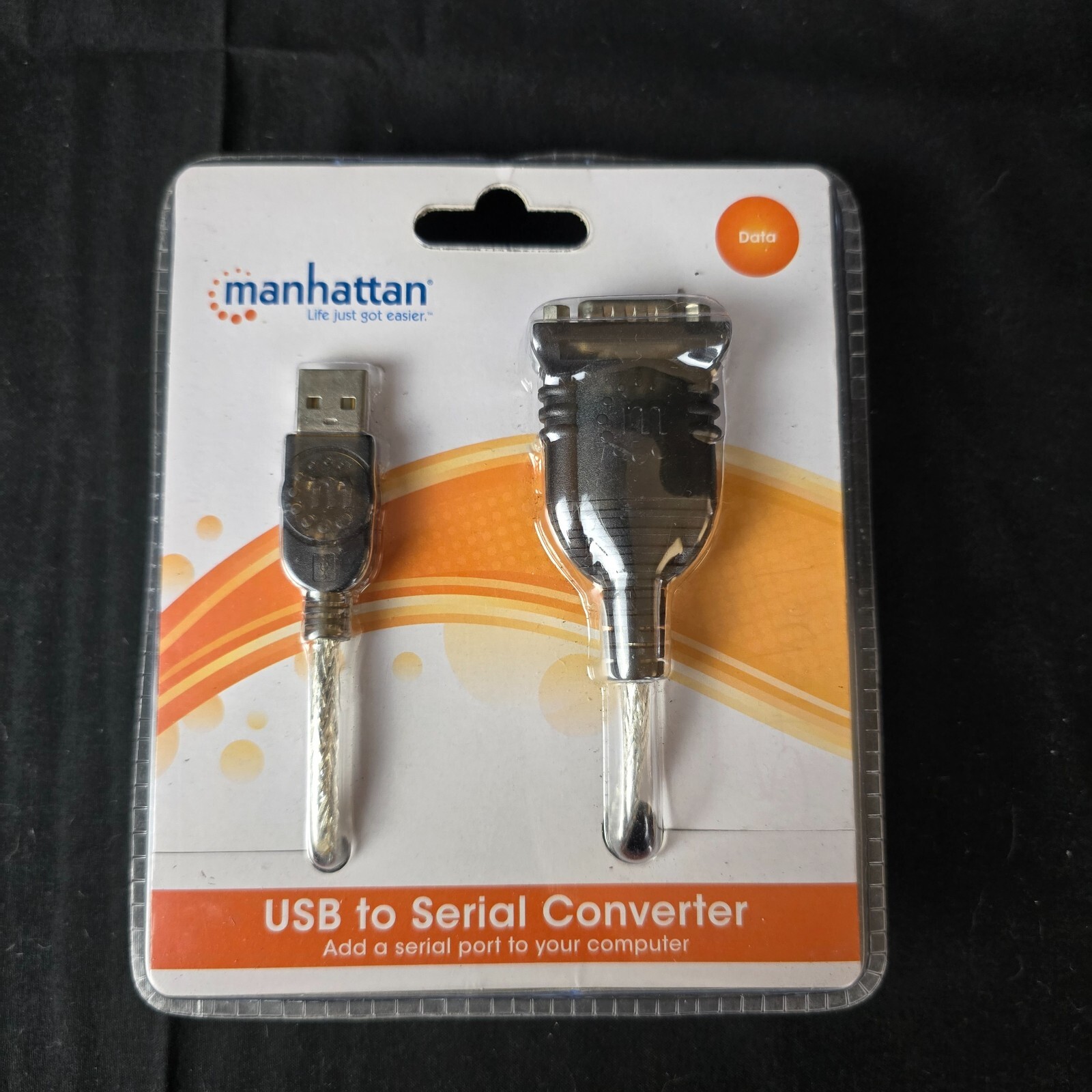 Manhattan 205146 USB to Serial Converter 18″ with Gold Plated Contacts
