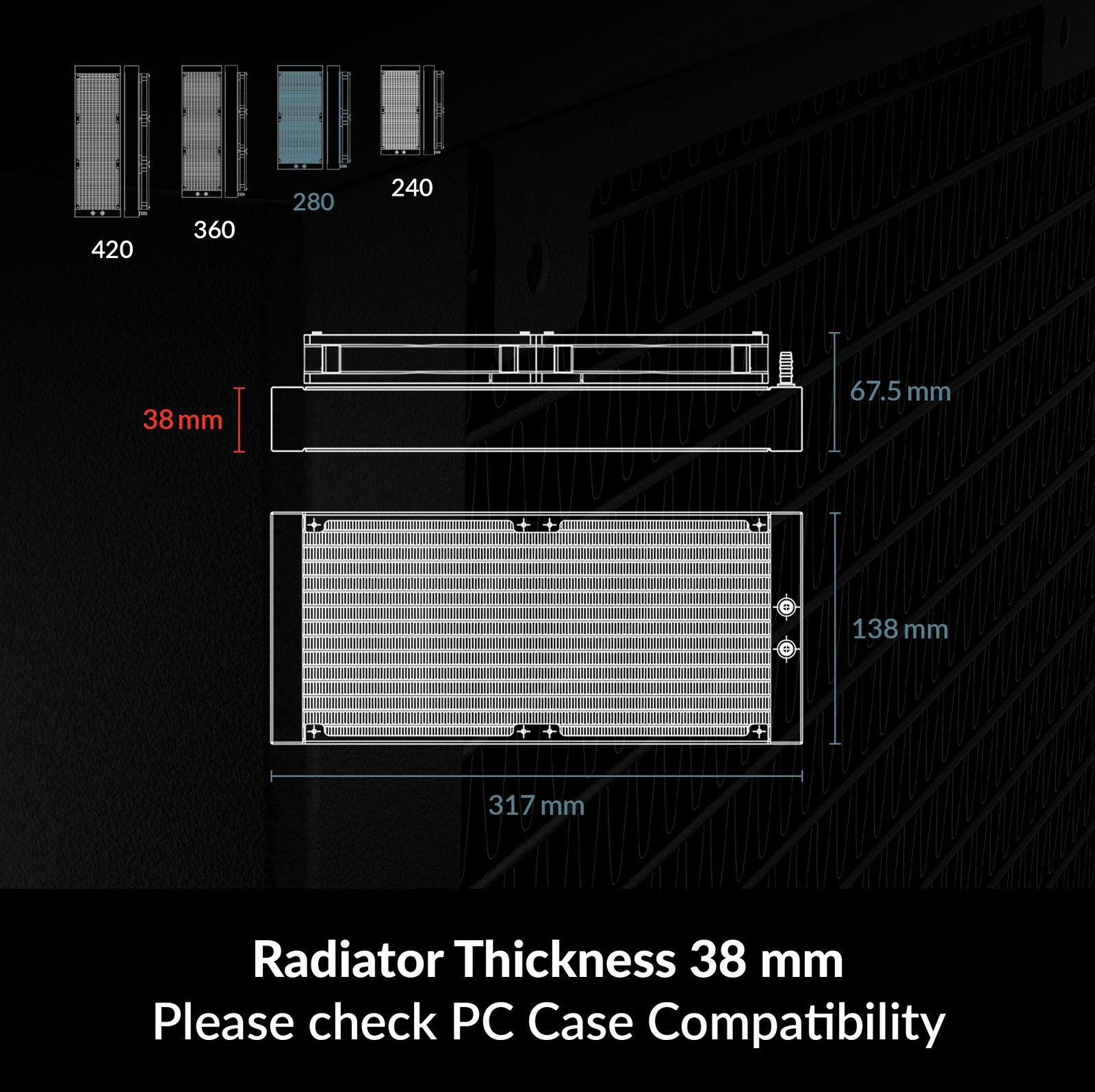 ARCTIC Liquid Freezer III 280 A-RGB white PC Water Cooler AIO Computer B-Stock