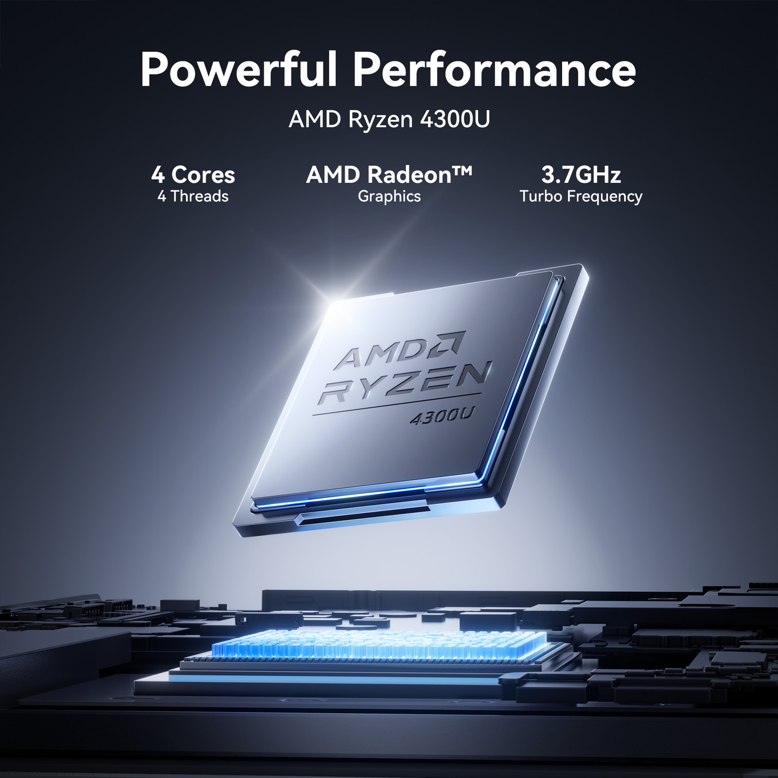 ACEMAGIC AX18PRO 18.5″ Laptop AMD Ryzen 4300U (Up to 3.7GHz) 16GB 512GB SSD