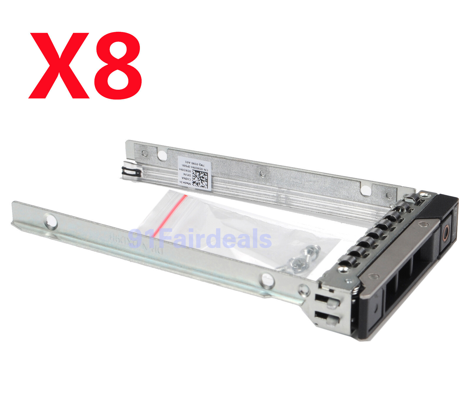 8X DXD9H 2.5″ Hard HDD Caddy Tray For DELL Gen14 R640 R740 R440 R540 R6415 C6420