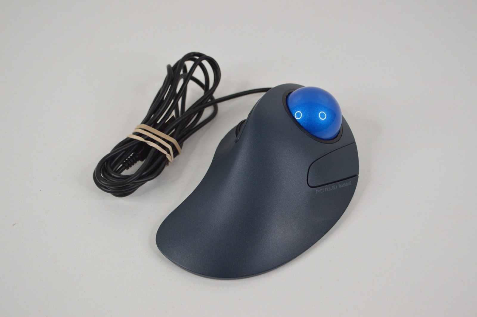 Porlei TM552 USB Wired Trackball Thumb Drive Mouse 200-400-800-1200-1600 DPI