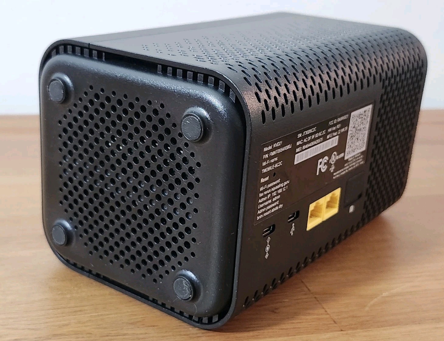 T-Mobile Arcadyan KVD21 5G Gateway WiFi 6 Home Internet Modem Router – Black