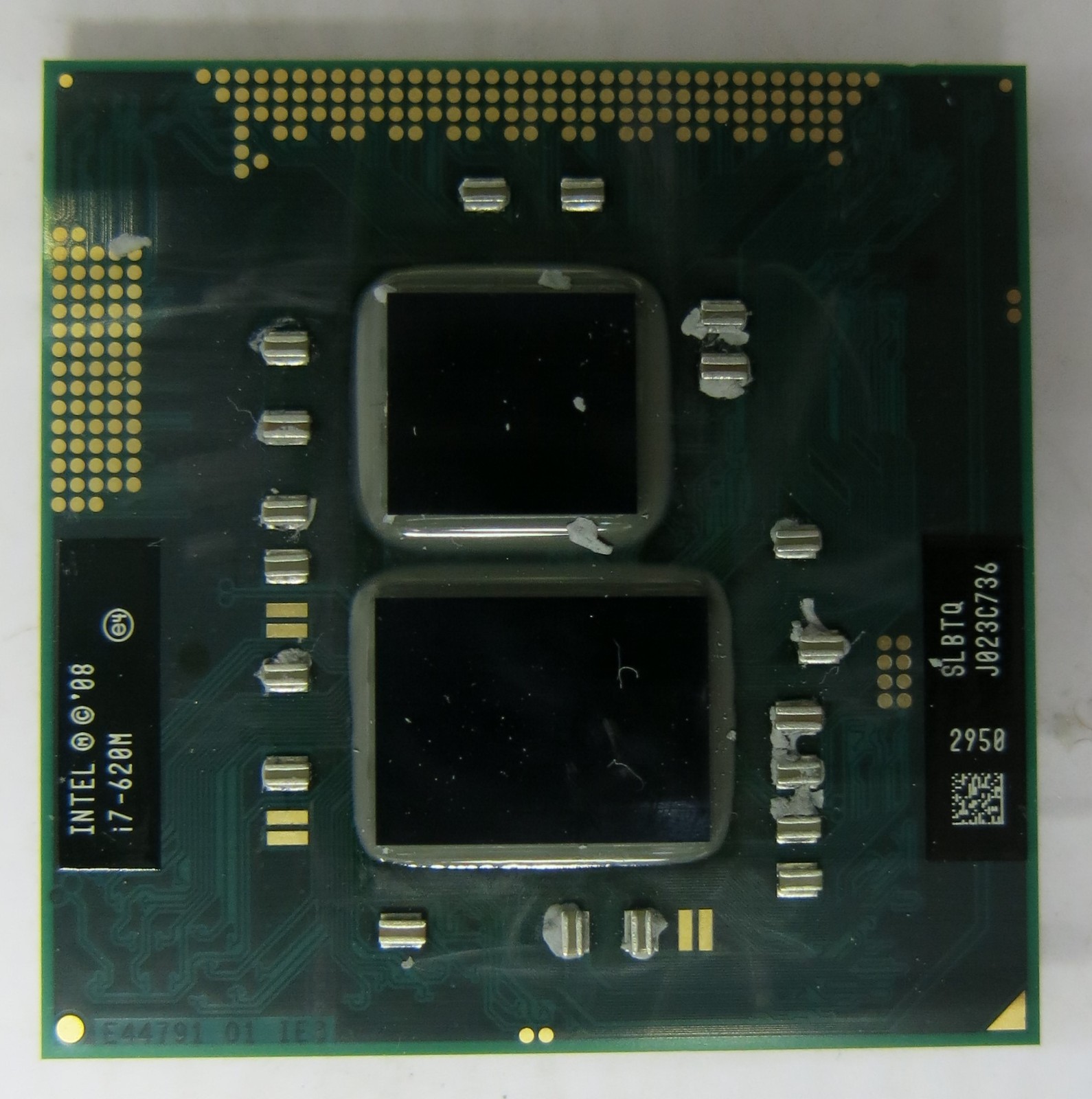 Genuine Intel Core i7-620M 2.66GHz 4MB Dual Core SLBTQ SLBPD Socket G1 CPU