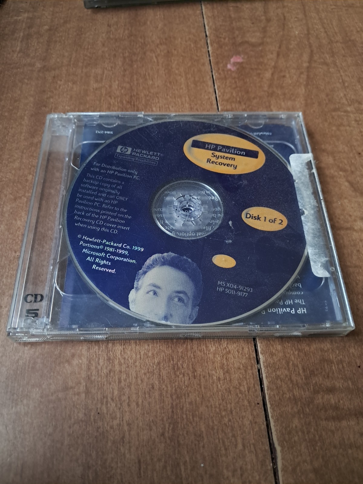 HP Pavilion Recovery Disc 2-Disk CD Set 2000 System