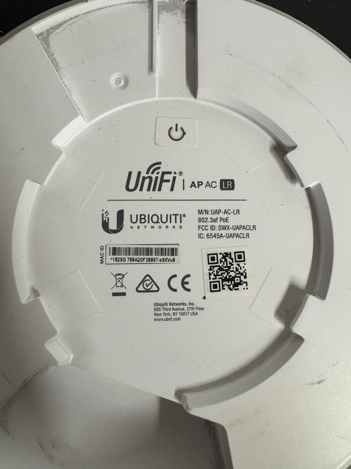 Ubiquiti UniFi AP AC LR Wireless Access Point UAP-AC-LR Long Range WiFi