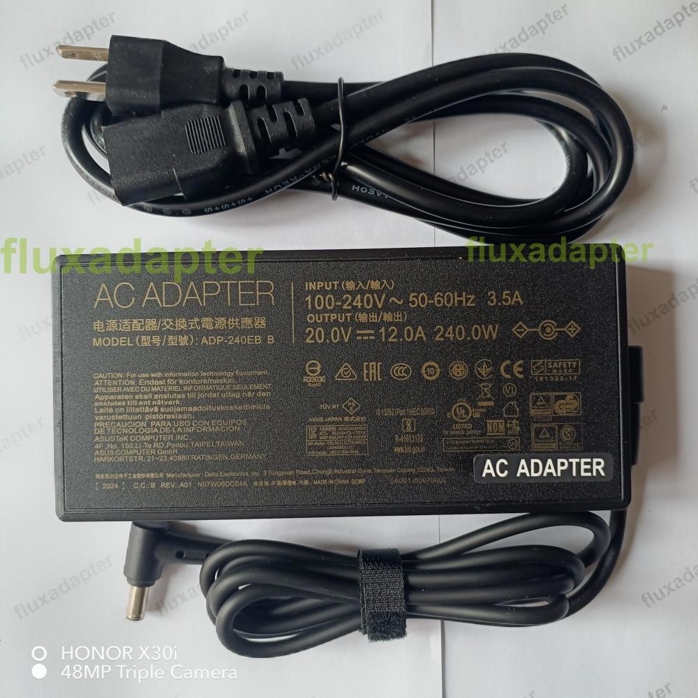 ASUS 240W 20.0V 12A Adapter Charger for ASUS ROG Strix SCAR/Zephyrus ADP-240EB B