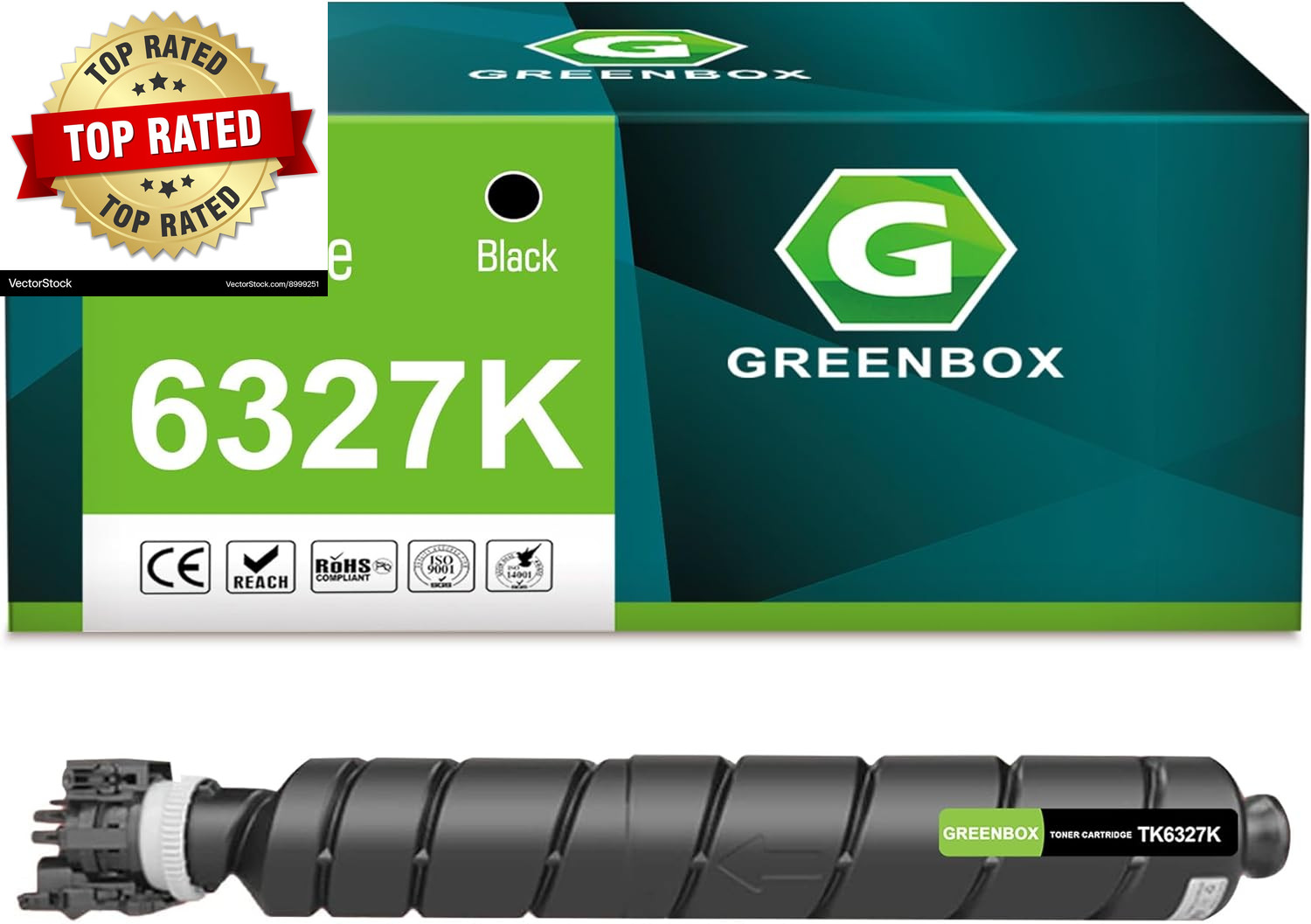 Compatible TK6327 High Yield Toner Cartridge Replacement for TK-6327 TK6327