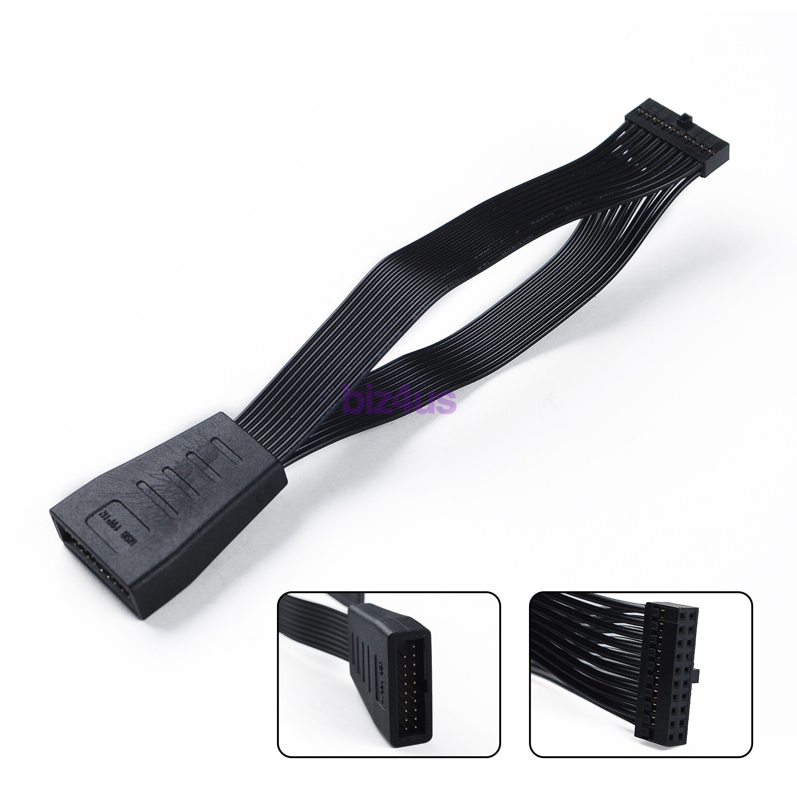 USB 3.0 19/20 Pin Internal Extension Header Adapter Cable for PC Motherboard