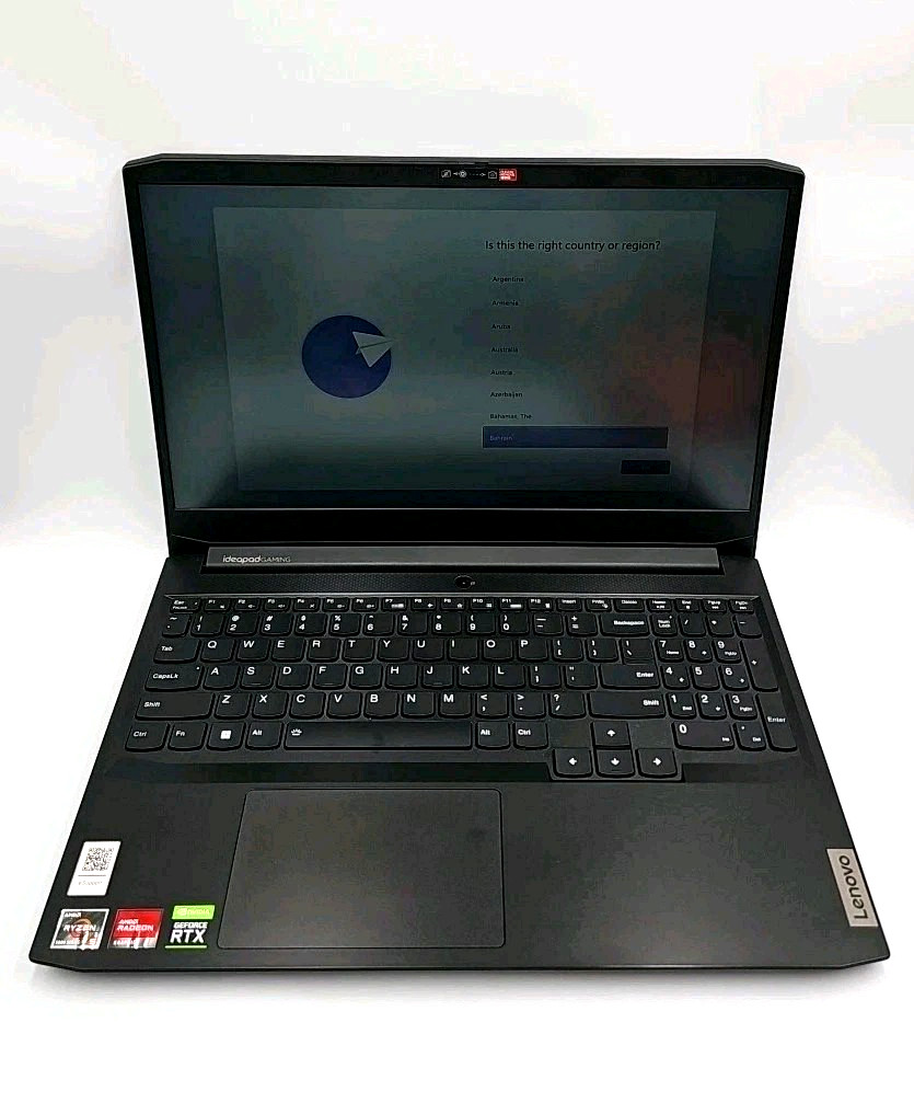 Lenovo Ideapad Gaming 3 (15ACH6) Ryzen 5 5600H 8GB, 256GB SSD, RTX 3050 Ti