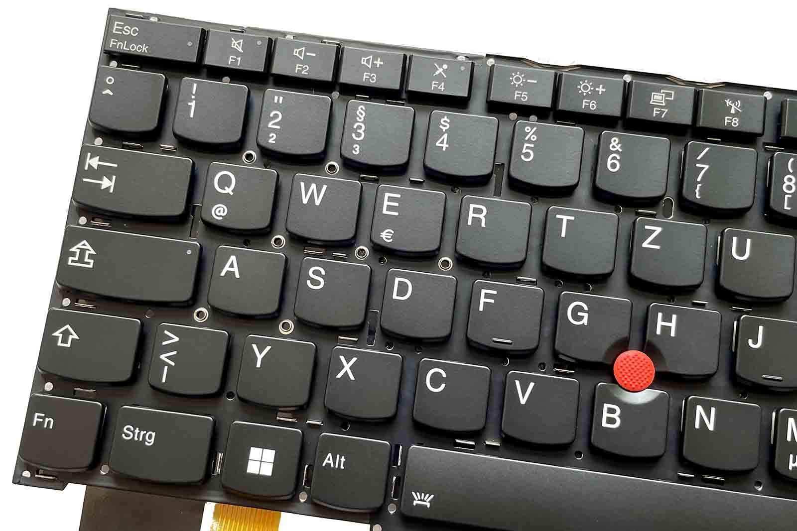 Backlight Keyboard German for Lenovo ThinkPad X390 Yoga 20SX-002UGE Keyboard