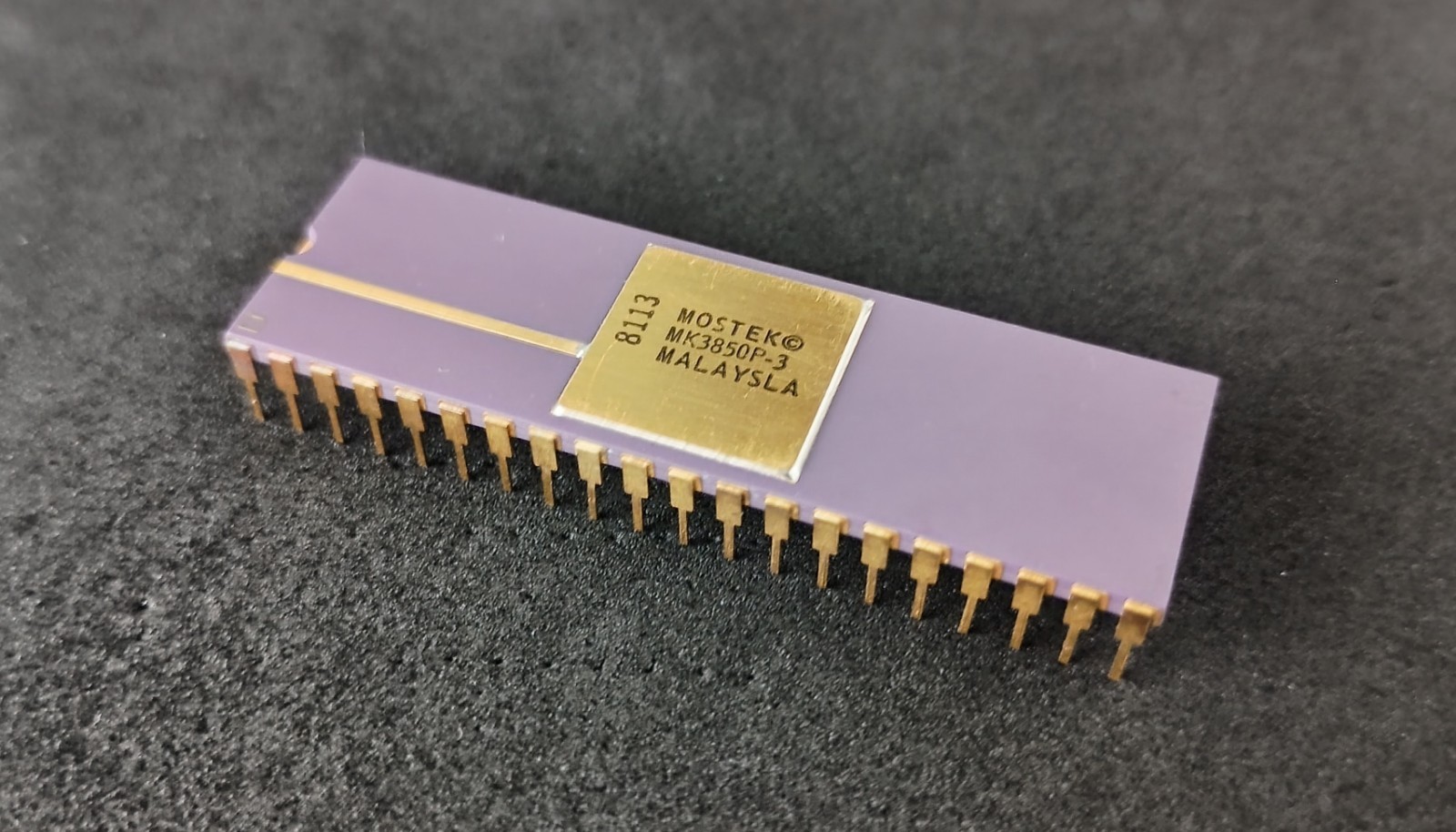 Vintage Mostek MK3850P-3 “F8” 8-Bit Microprocessor CPU Collectible Ceramic NOS