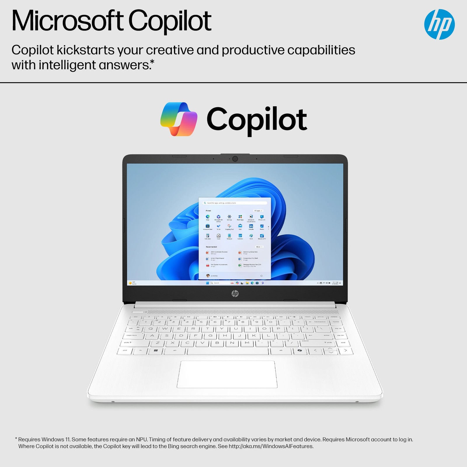 HP 14 Thin&Portable, Laptop Intel Celeron N4500, 4GB DDR4 64GB eMMC Win 11 Home