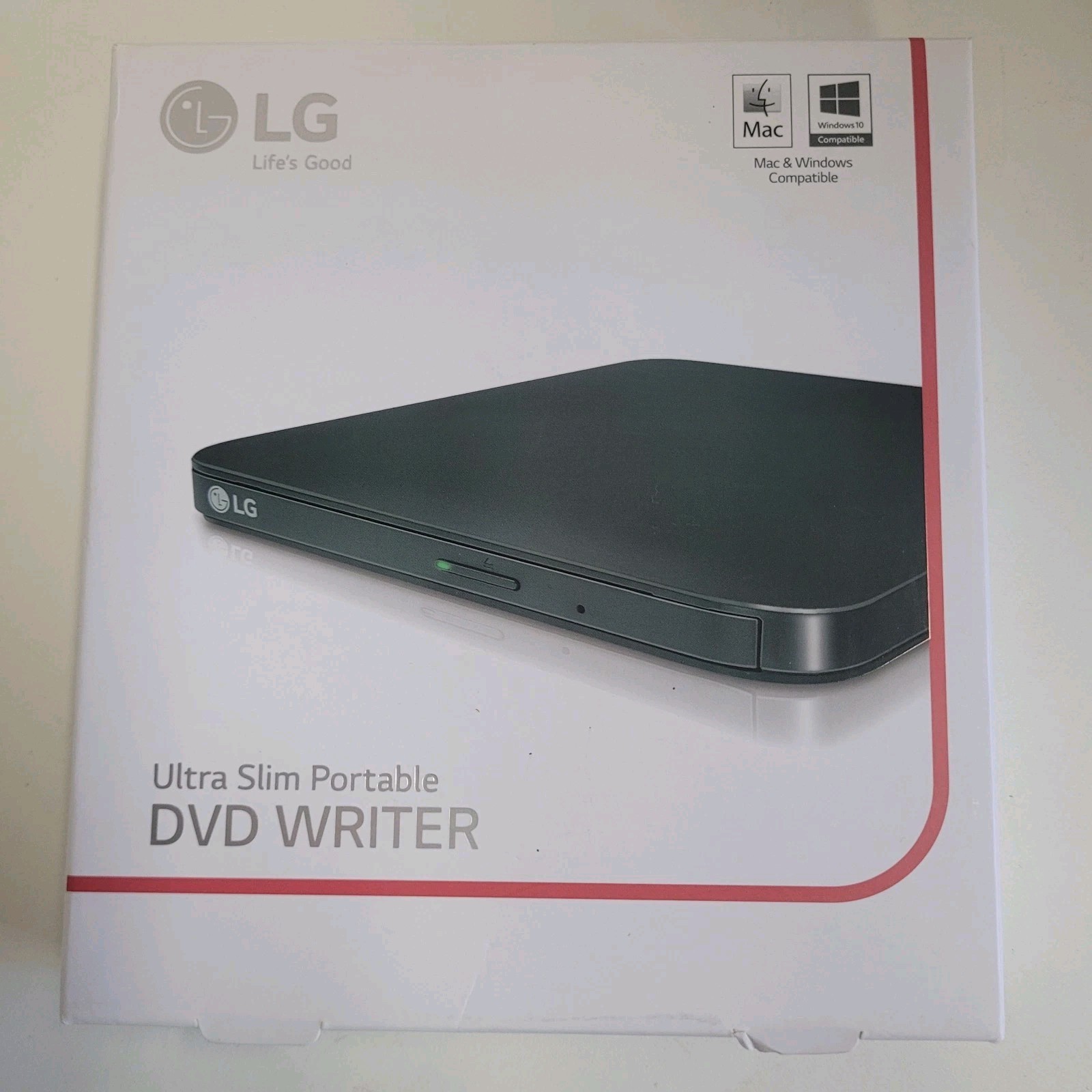 LG External Drive DVD Writer & Playback SP80NB80 Ultra Slim Portable New In Box