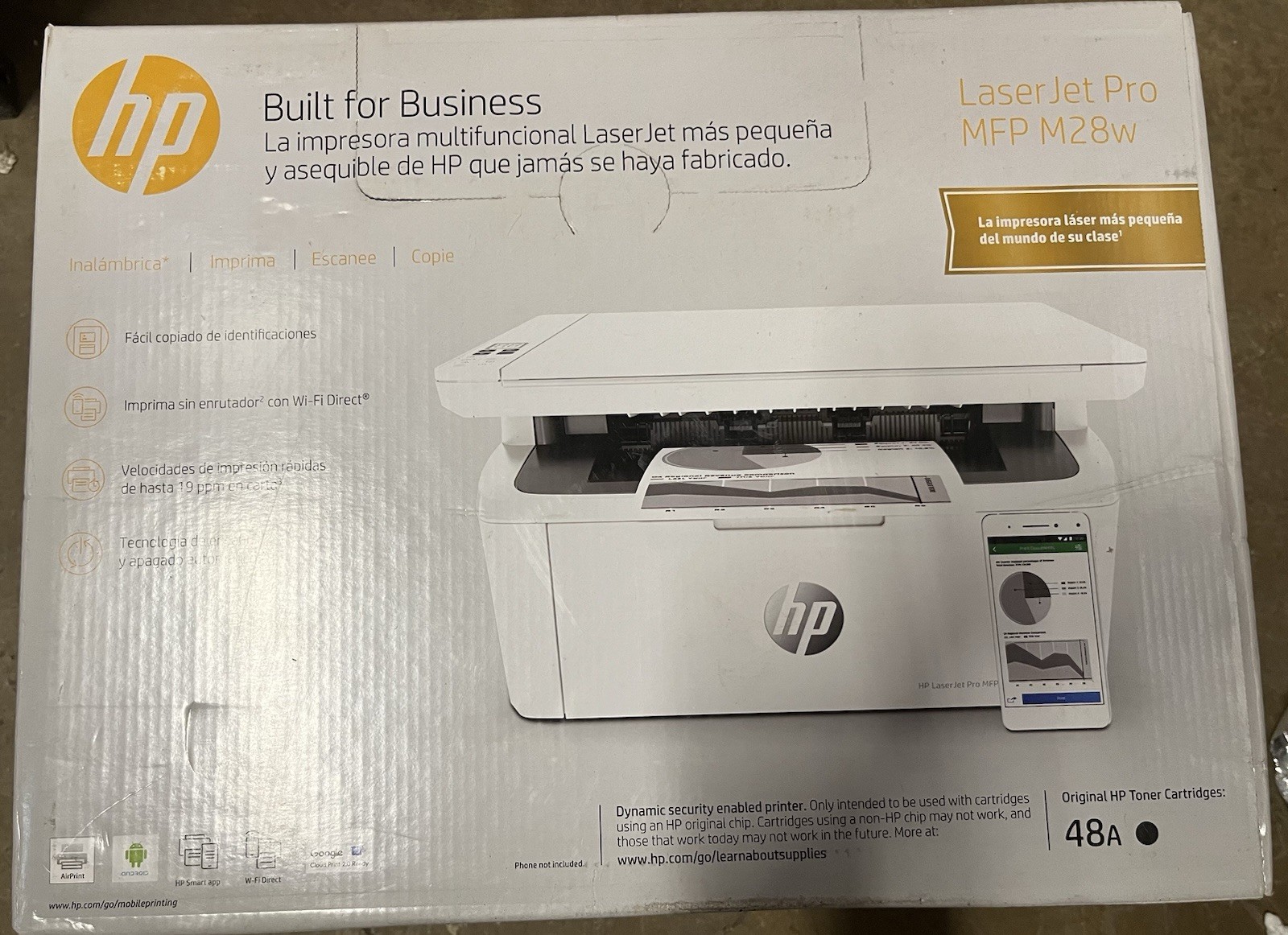 HP LaserJet Pro MFP M28w W2G55A All-in-One Printer Brand New & Factory Sealed