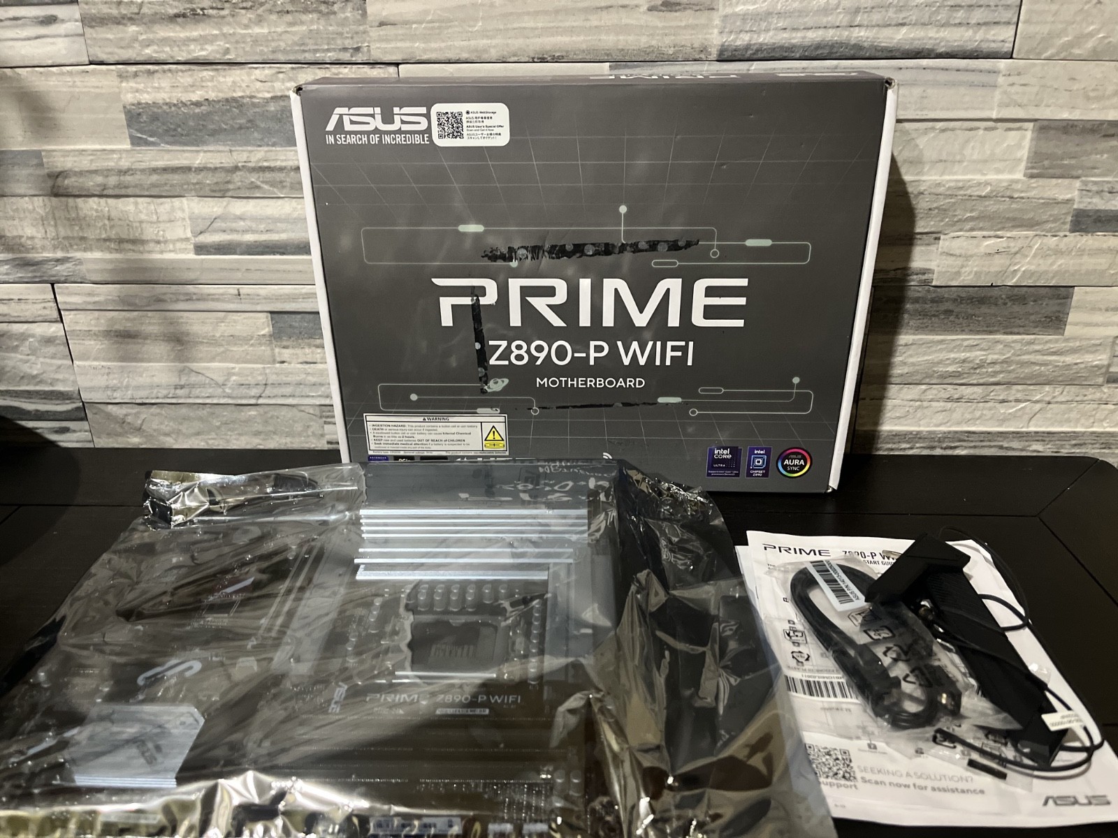 ASUS PRIME Z890-P WIFI LGA1851 ATX Motherboard DDR5 WiFi 7