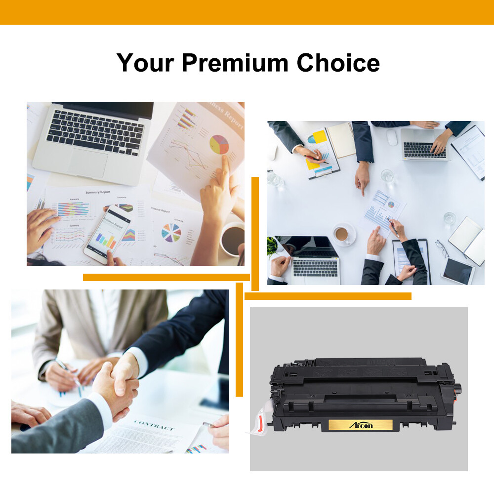 4PK CE255A 55A Toner Cartridge For HP LaserJet P3011 P3015d P3015x P3016 M525f