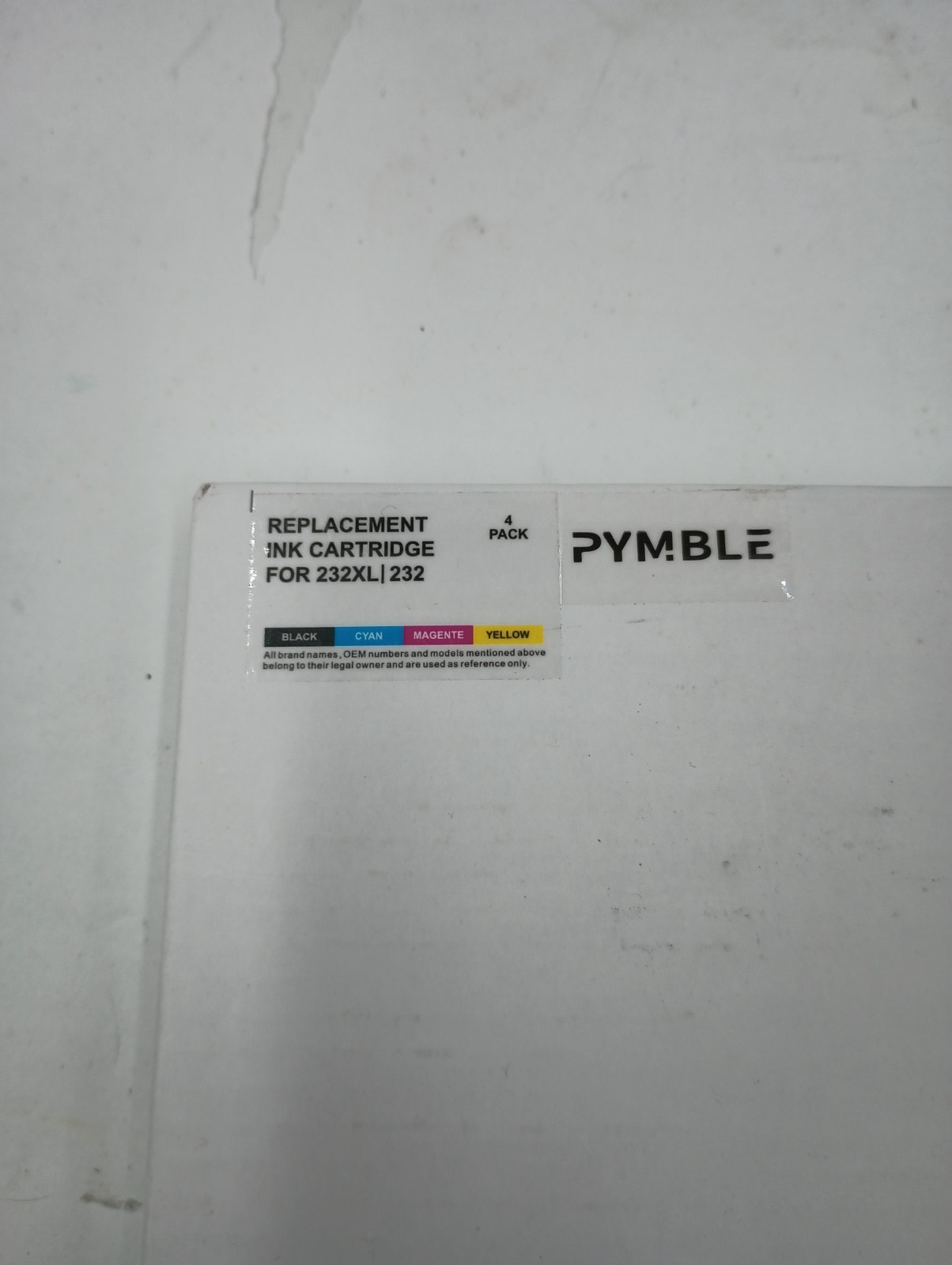 NEW PYMBLE INK CARTRIDGES FOR EPSON 232XL BLACK 232 COLOR CYAN MAGENTA YELLOW