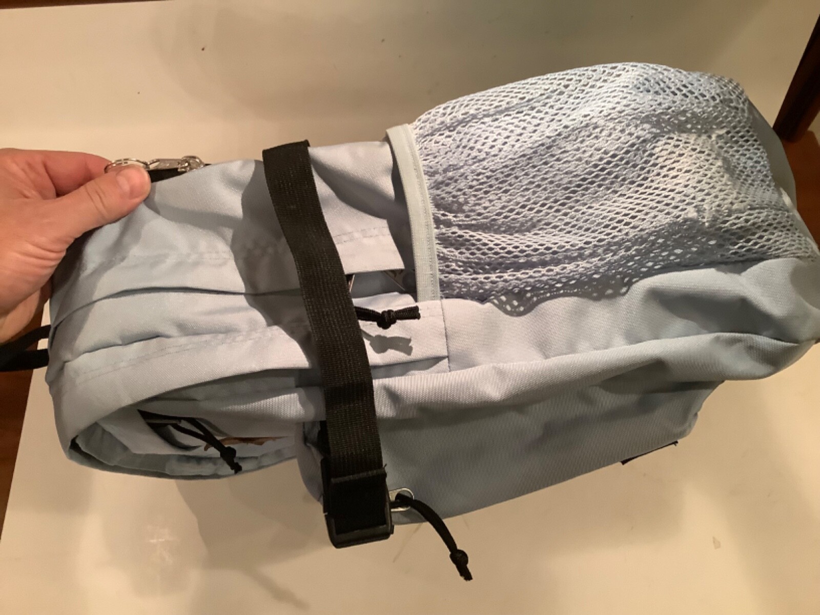 JanSport Main Campus FX Backpack – Travel, CORDURA Bookbag w One Size, Baby blue