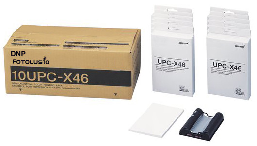 DNP ID400 / Sony C100, C200, C300 Passport System Media 4×6 Print Kit 10UPCX46
