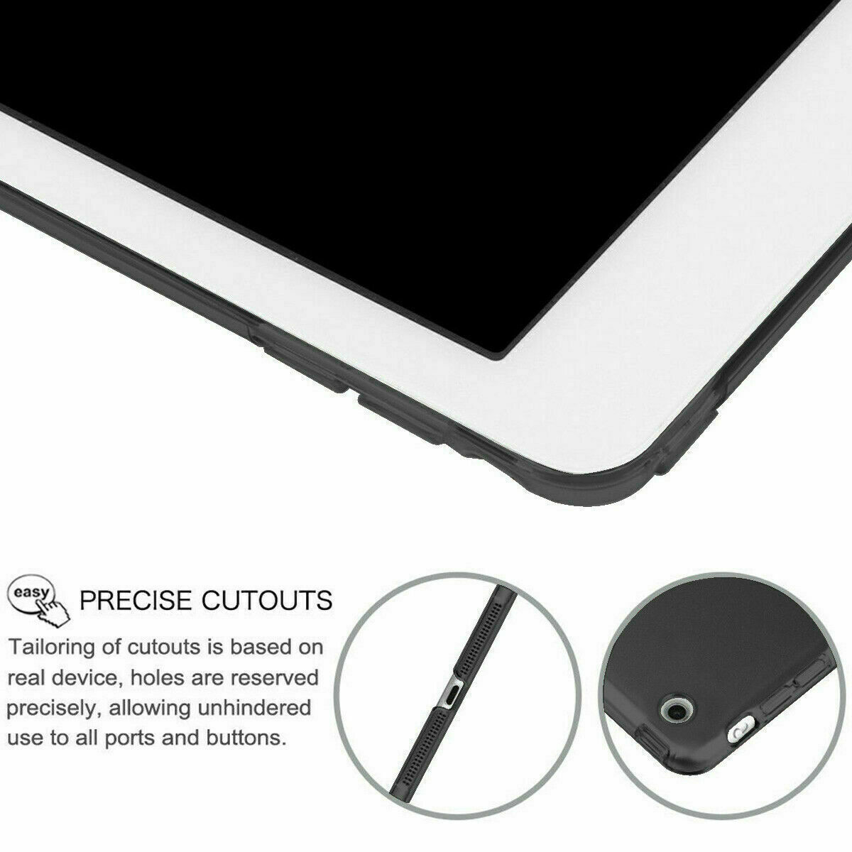 For iPad 6th 5th Generation Air 1 2 Mini 1 2 3 4 5 Case Smart PU Leather Cover