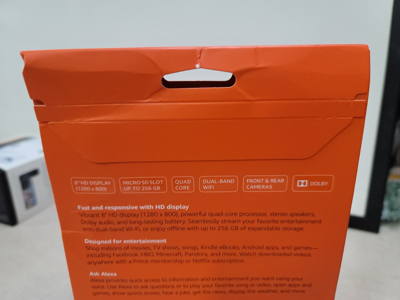 Factory Sealed Amazon Fire HD8 With Alexa 32gb Blue