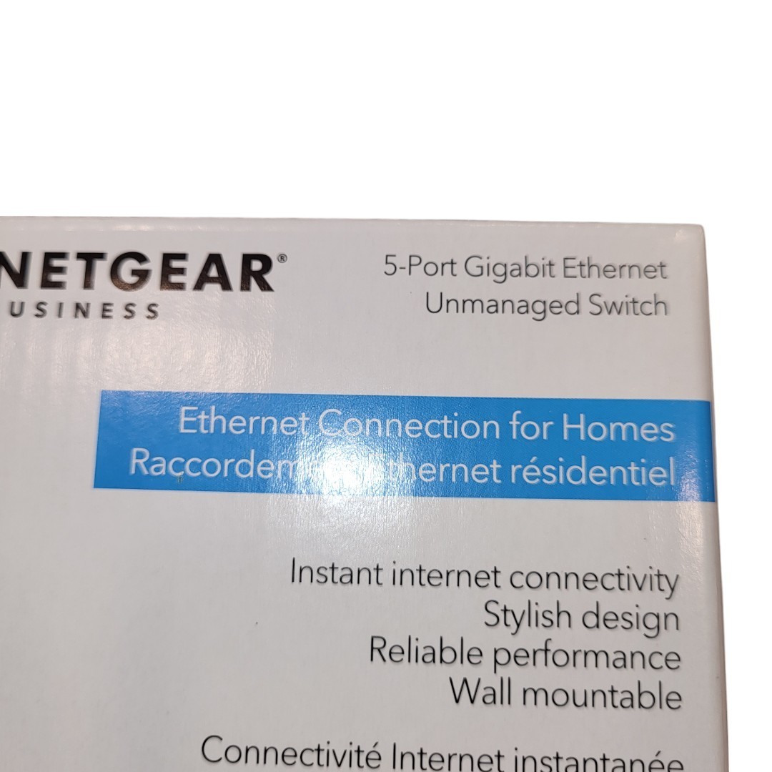 NETGEAR GS605 5 Port Gigabit Ethernet Unmanaged Switch | Reliable Wired Internet
