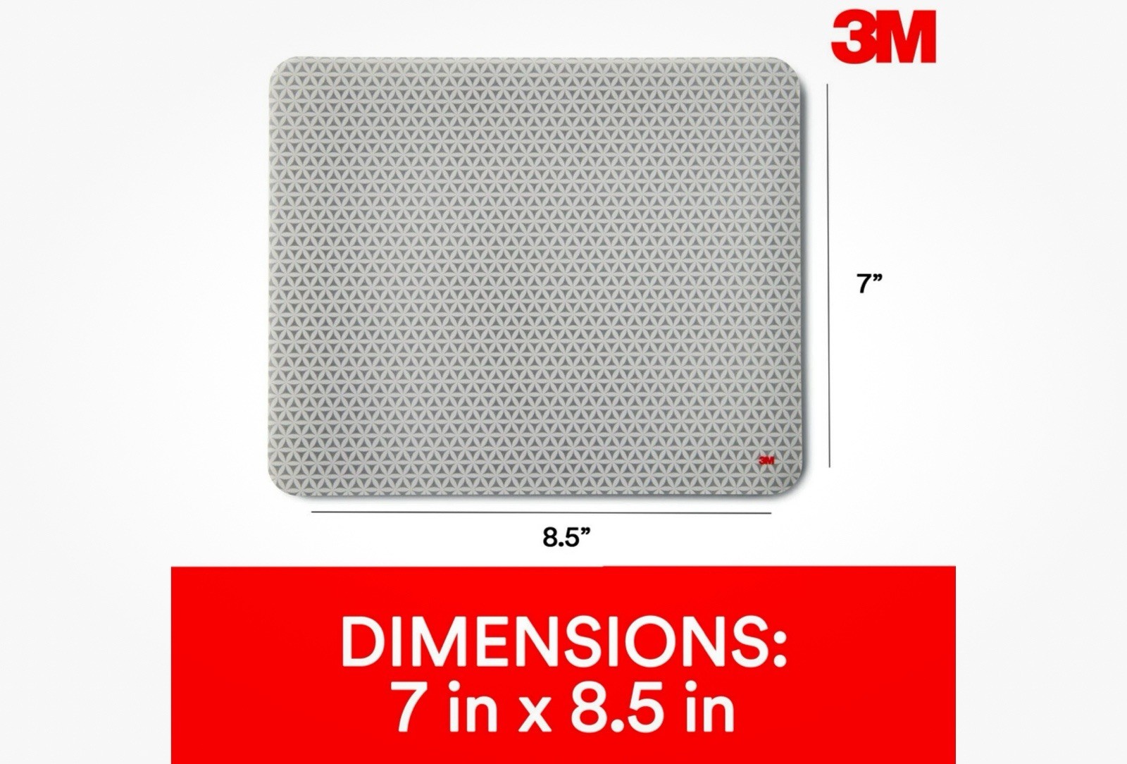 3M Precise Optical Mouse Pad 8.5×7 Adhesive Backed Bitmap USA Made