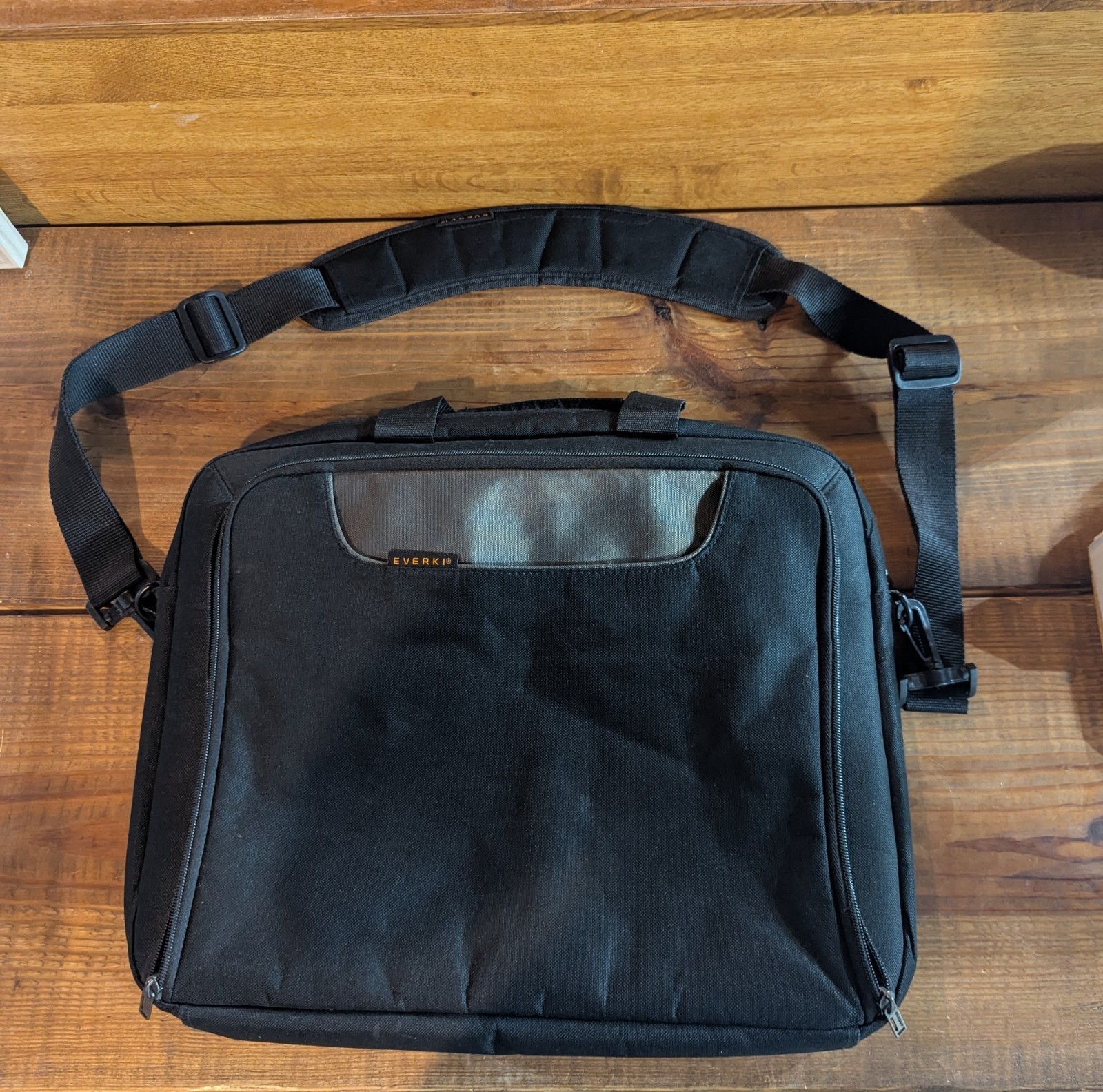 Black Everki Laptop Briefcase/Shoulder Bag, 17 Inches, Great Condition Unisex