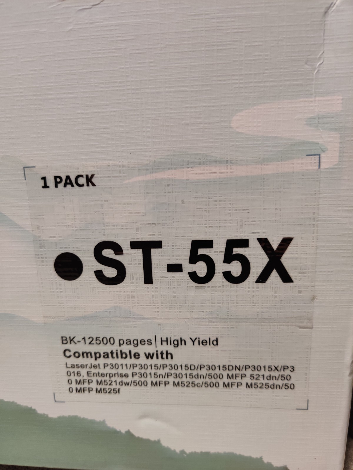 Stimprint ST-55X Toner Cartridge 1 PK for HP LaserJet P3011/P3015/P3015D/P3015DN