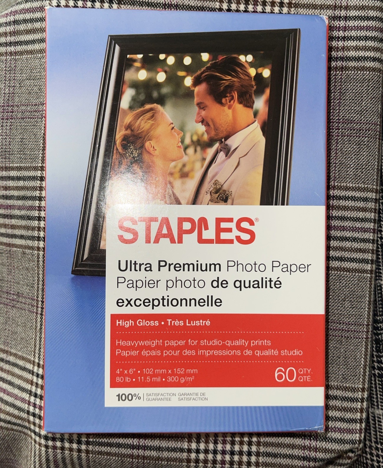 High Gloss Photo Printer Paper Staples Ultra Premium 4 X 6″ Inch 60 Sheets NEW