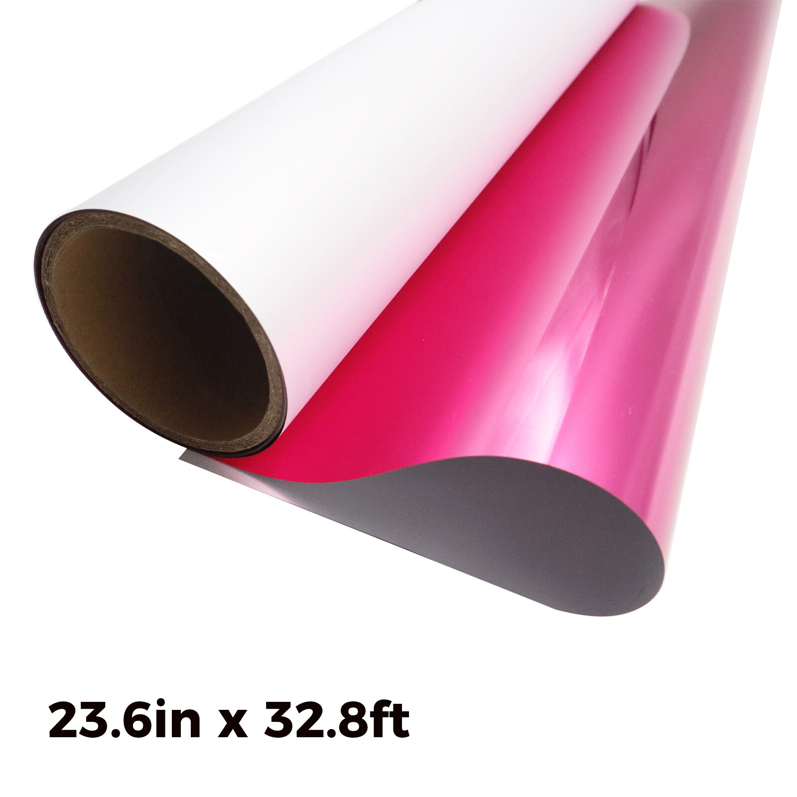 Wholesale 24in x 32.8ft DTF Hot Pink Film Roll 24in x 164ft Roll Cold Peel