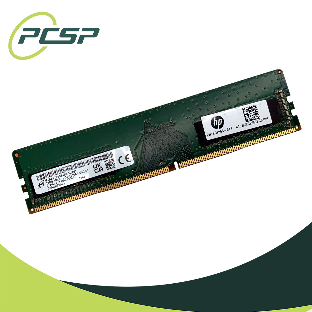 Micron 16GB PC4-3200AA-U 1Rx8 DDR4 Unbuffered NON-ECC UDIMM MTA8ATF2G64AZ-3G2E1
