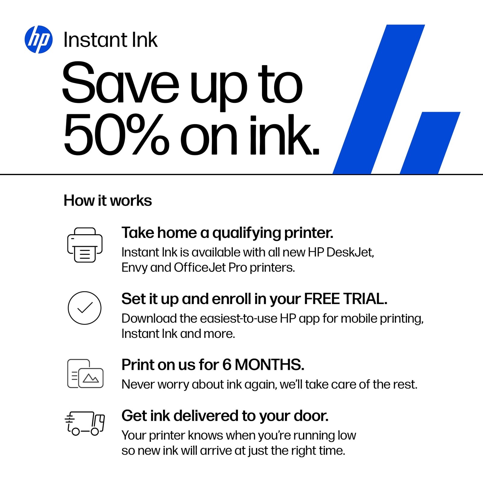 HP DeskJet 2942 Wireless All-in-One Color Inkjet Printer, 6 Months Free