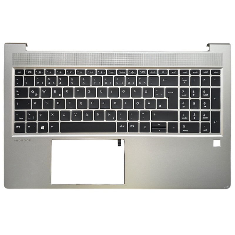 Laptop NEW FOR HP ProBook 450 G10 German Italy Keyboard Upper Palmrest Case