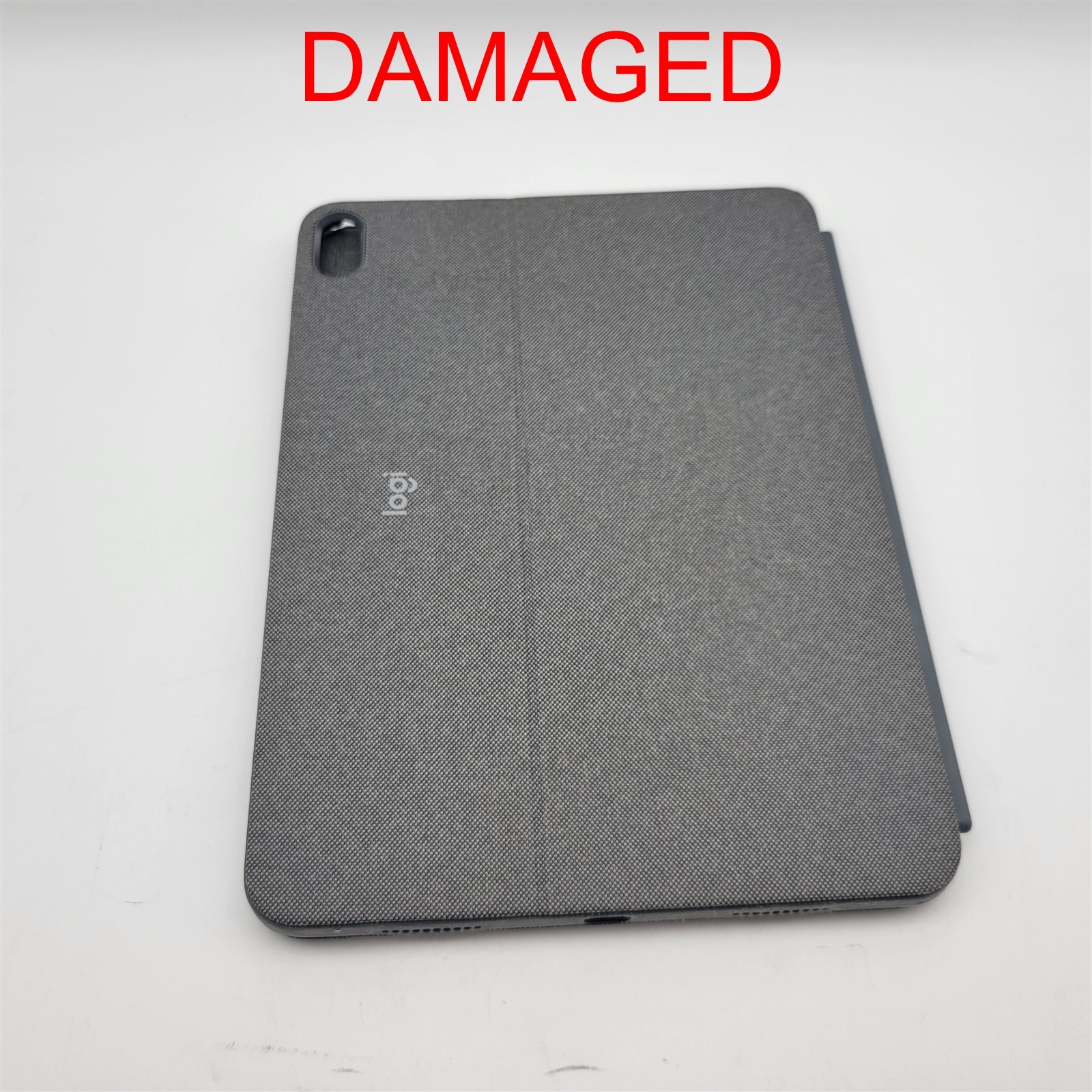 Logitech Combo Touch, Detachable iPad Keyboard Case, Gray [920-011433] *READ*