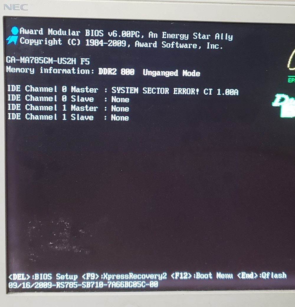 Vintage JTS Champ C1300-2AF 1.3GB IDE hard disk drive Born to be cheap, now dead