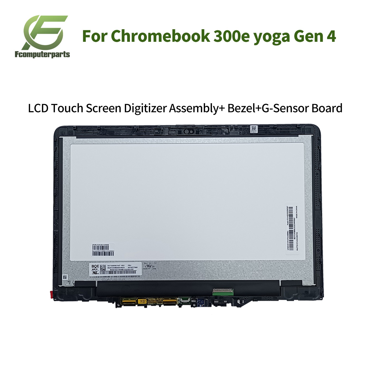 New For Lenovo 300E Yoga Chromebook Gen 4 11.6″LCD Touch Screen Bezel 5D11C95908