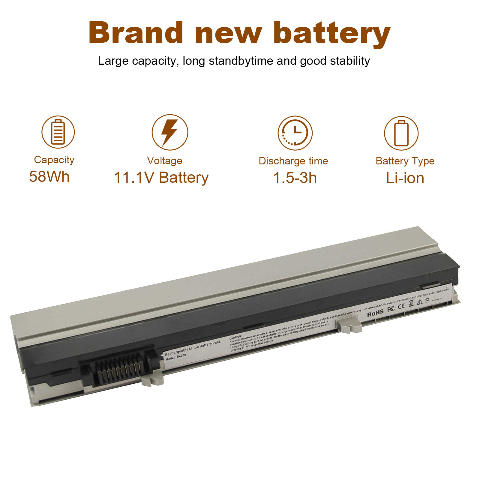 USA Battery For Dell Latitude E4300 E4310 E4400 XX327 XX337 PFF30 HW905 312-0822