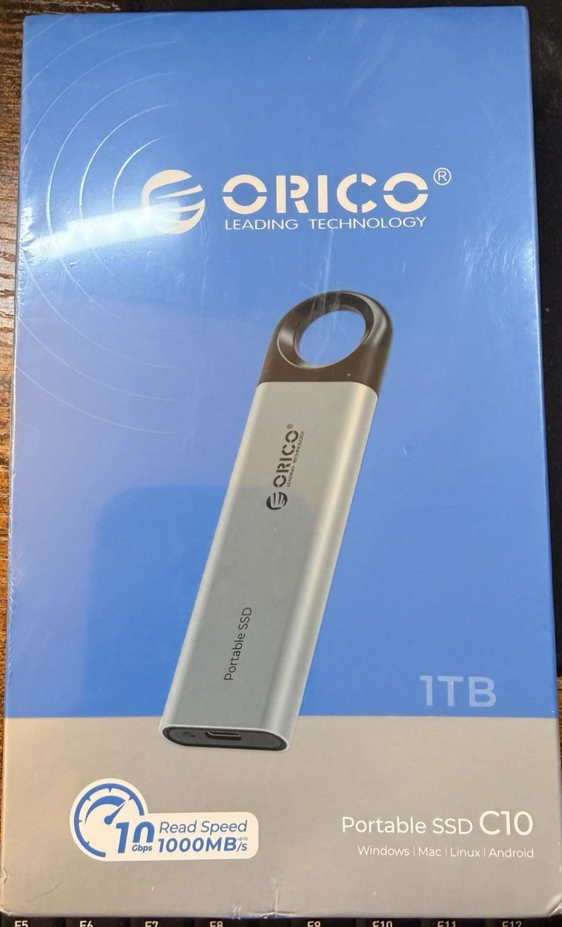 Brand New Seal 1TB External SSD Up to 1050MB/s, Hanging Hole Design Portable SSD